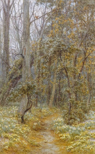 In the Garden by Helen Allingham